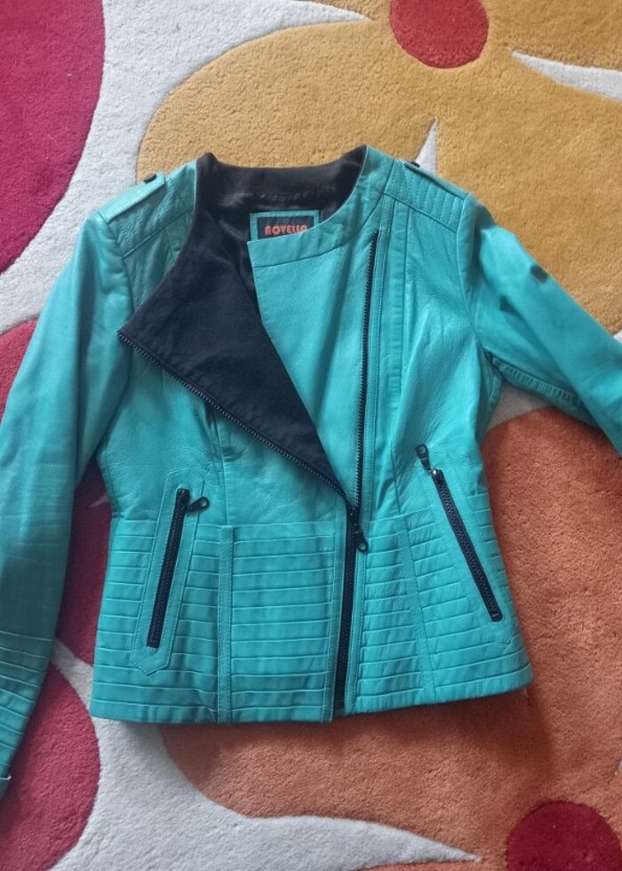 Suni deri ceket  - Görsel 3