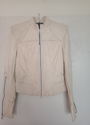 Sarı suni ceket S beden - Görsel 2