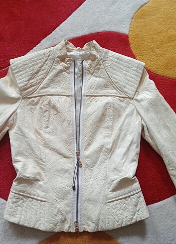 Sarı suni ceket S beden - Görsel 5