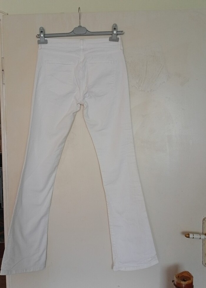 Düşük bel likralı ihraç fazlası zara pantolon  - Görsel 2