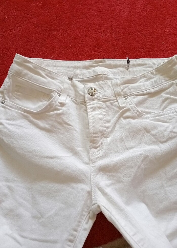 Düşük bel likralı ihraç fazlası zara pantolon  - Görsel 4