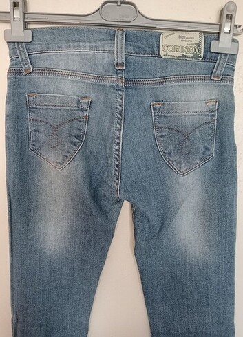 Düşük bel az likralı pantolon  - Görsel 4