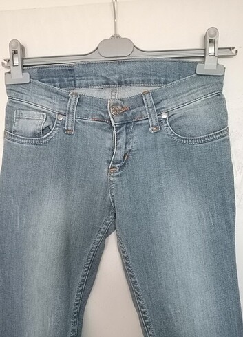 Düşük bel az likralı pantolon  - Görsel 5