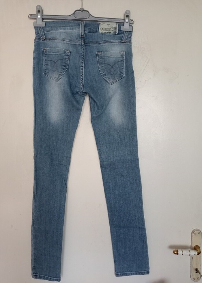 Düşük bel az likralı pantolon  - Görsel 2