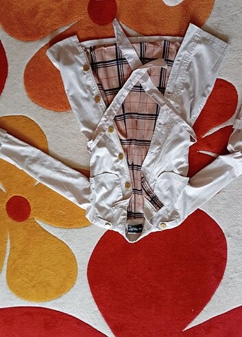 Çok şık kullanışlı trençkot bej rengi - Görsel 7