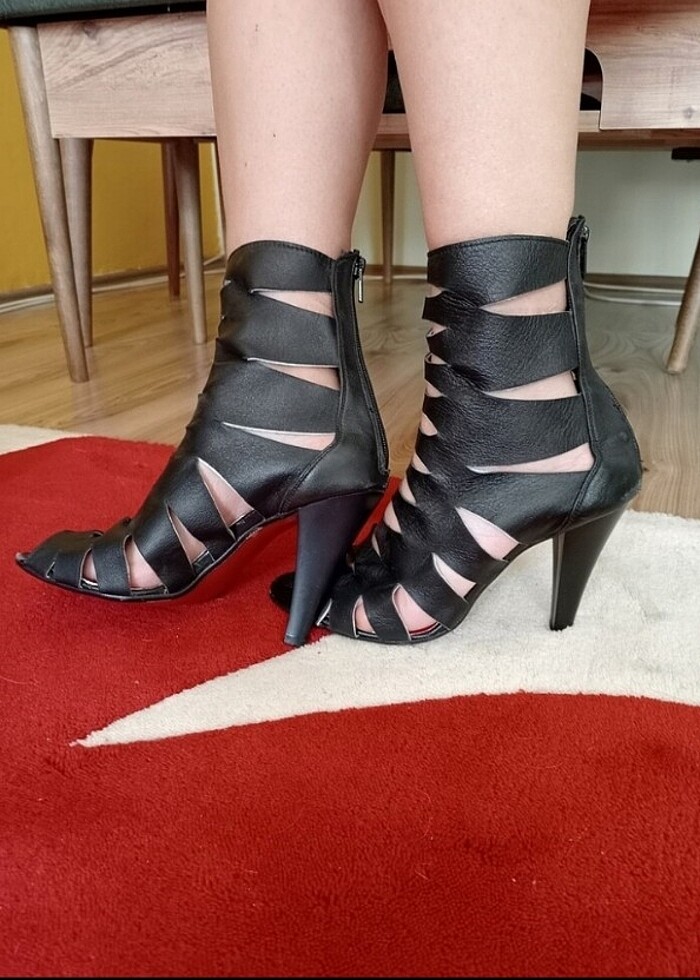 Yazlık bot suni deri  - Görsel 2