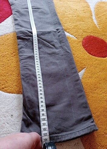 m Beden gri Renk Füme pantolon likralı