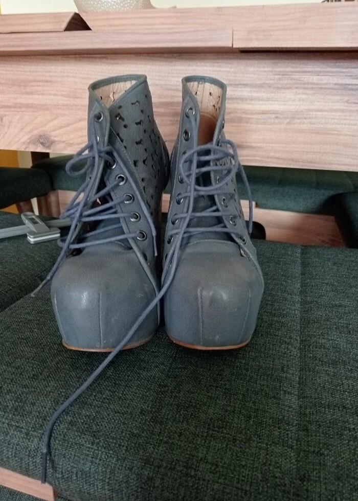 Elle bayan topuklu ayakkabı  - Görsel 5