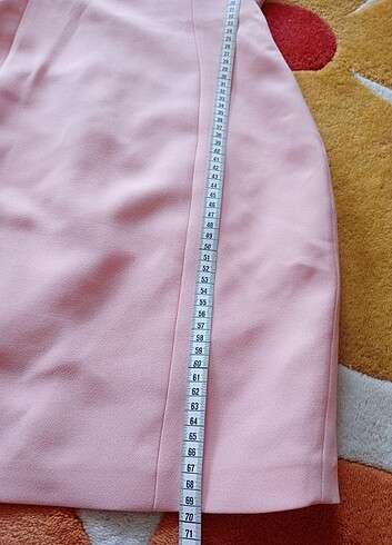 Somon rengi gece elbisesi  - Görsel 5