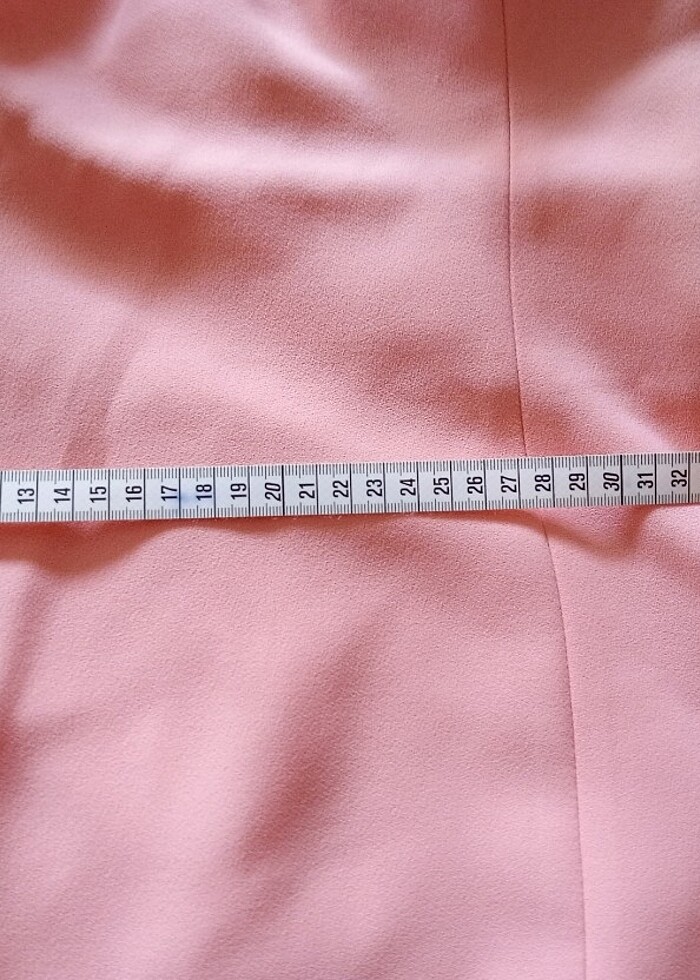 Somon rengi gece elbisesi  - Görsel 4