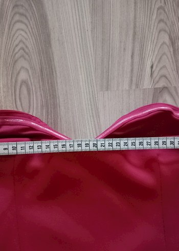 Kırmızı kalp yaka elbise - Görsel 8