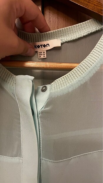 Koton Koton su yeşili gömlek