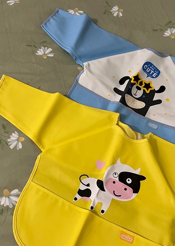 Renkli Baskılı Bebek Önlükleri - Görsel 2