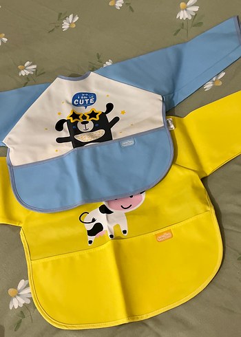 Renkli Baskılı Bebek Önlükleri - Görsel 4