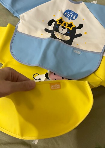 Renkli Baskılı Bebek Önlükleri - Görsel 5