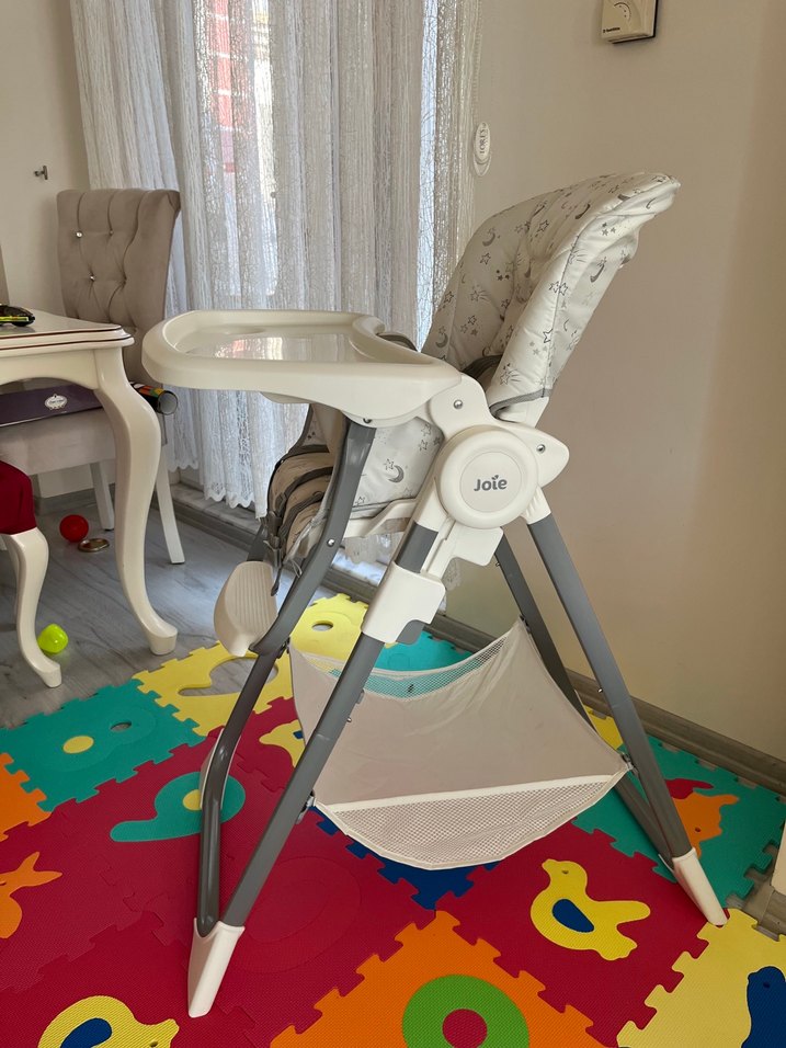 Joie Mimzy Snacker 2'si 1 Arada Gri Mama Sandalyesi - Görsel 3