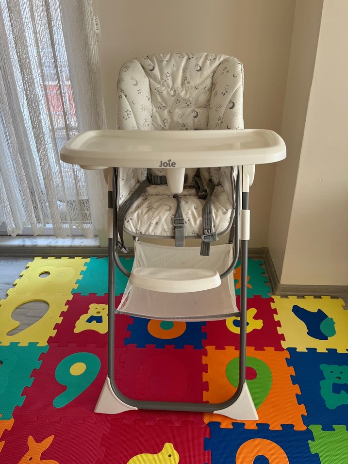 Joie Mimzy Snacker 2'si 1 Arada Gri Mama Sandalyesi - Görsel 4