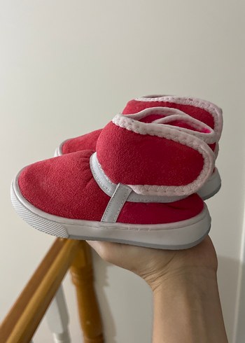 Kız Çocuk Pembe Polar Ev Terliği - Görsel 2