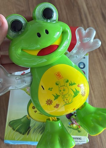 Fisher Price Renkli Zıplayan Kurbağa Eğitici Oyuncak