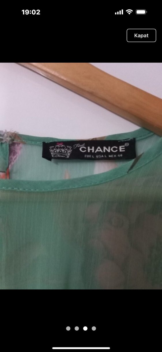 Yeşil Çiçekli Uzun Bohem Elbise - Görsel 3