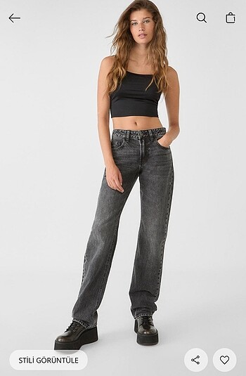 Stradivarius straight fit jean