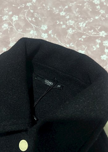 Düğmeli Siyah Süet Kadın Ceket - Görsel 3