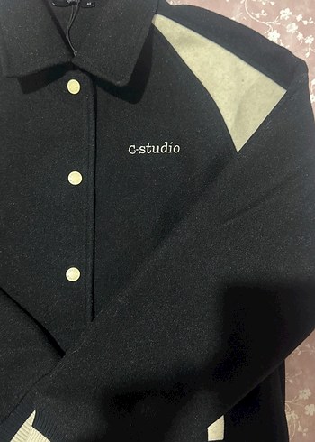 Düğmeli Siyah Süet Kadın Ceket - Görsel 2