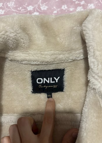 Bej Süet Kadın Ceket Kürklü Yakalı - Görsel 2