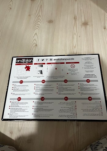 Beden Anatolian 1000 Parça Renkli Puzzle