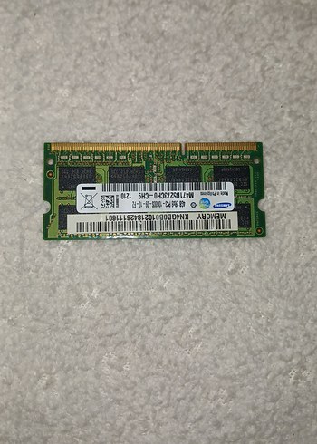 M471B5273DH0-CH9 4gb 2rx8 PC3 DDR3 dizüstü bilgisayarı RAm