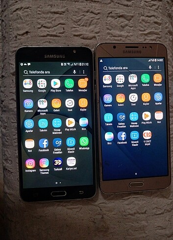 2 Tane Samsung Galxy j7 ikisi [1200tl] dir Pazarlık Payı yapılı