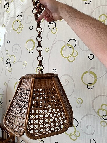 ORJİNAL BAMBU AVİZE