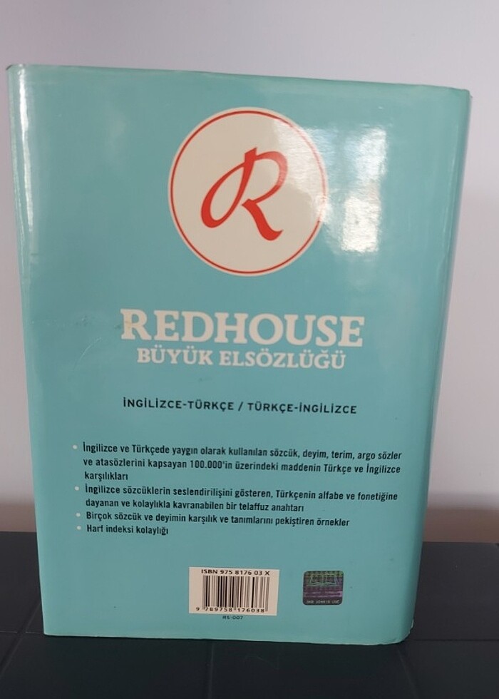 Redhouse İngilizce-Türkçe/ Türkçe-İngilizce Büyük El Sözlüğü - Görsel 2