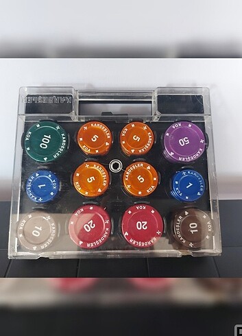 Çantalı Poker Çipi
