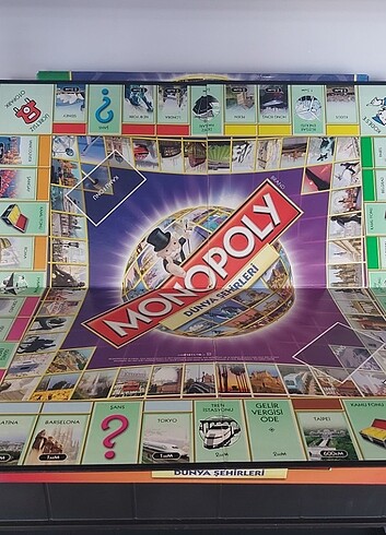 Beden Renk Monopoly Dünya Şehirleri Oyunu
