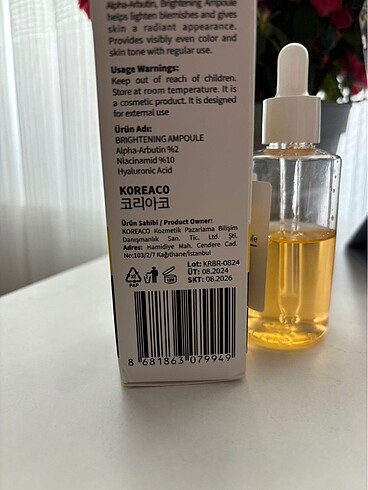 Koreaco brightening ampul - Görsel 3