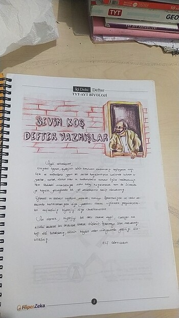 TYT AYT BİYOLOJİ İÇİ DOLU DEFTER