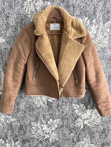 Stradivarius Kadın Biker ceket