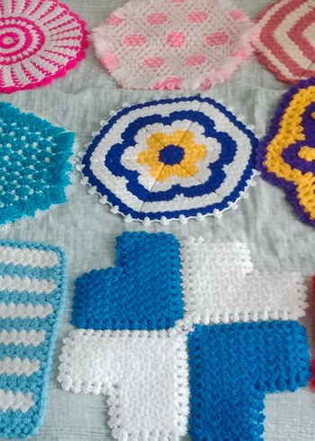 Renkli El Yapımı Banyo Lifleri - Görsel 14