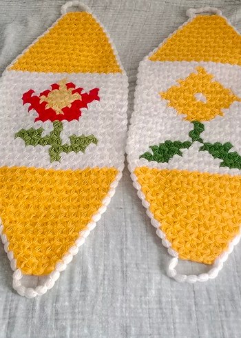 Renkli El Yapımı Banyo Lifleri - Görsel 8