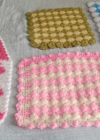 Renkli El Yapımı Banyo Lifleri - Görsel 11