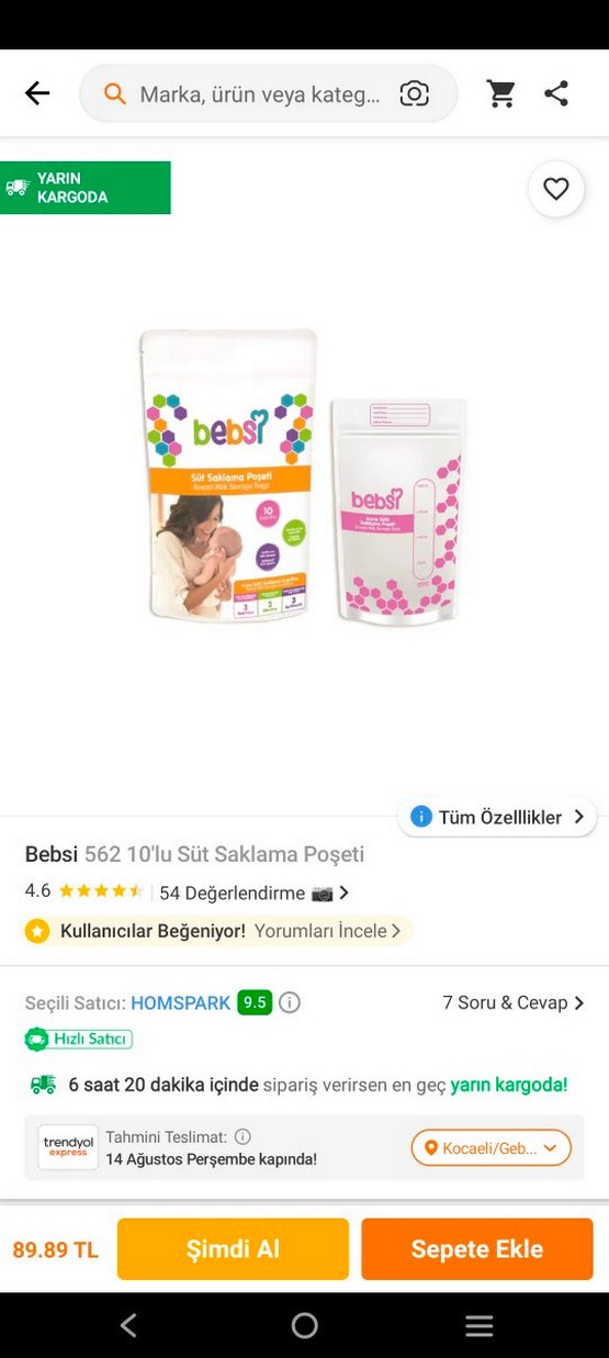 BPA'sız Anne Sütü Saklama Poşeti - Görsel 2