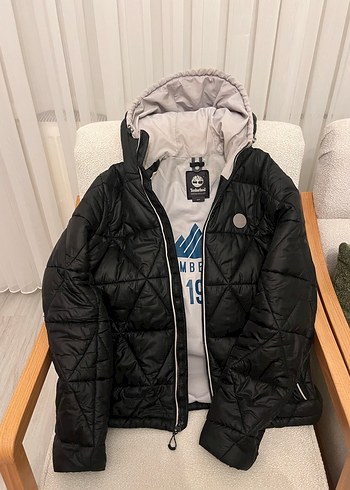 Siyah Fermuarlı Erkek timberland mont - Görsel 6