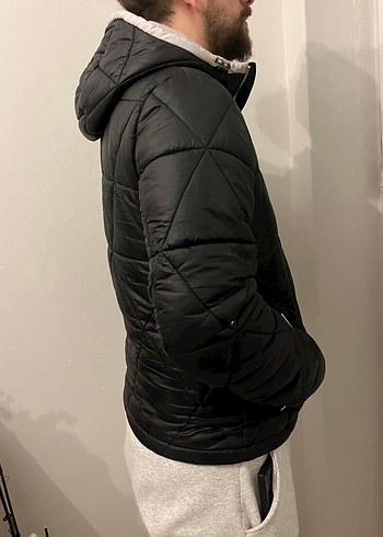 Siyah Fermuarlı Erkek timberland mont - Görsel 3