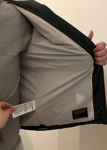 Siyah Fermuarlı Erkek timberland mont - Görsel 4