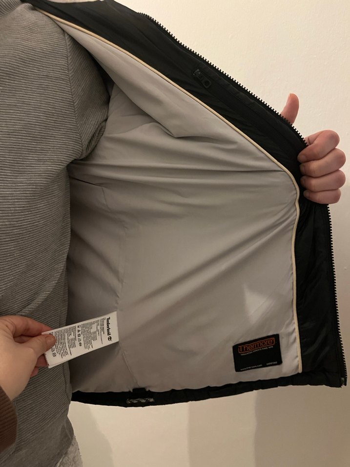 Siyah Fermuarlı Erkek timberland mont - Görsel 4