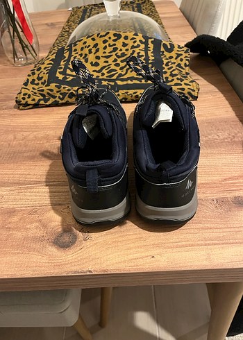 Erkek Lacivert Spor Ayakkabı Bağcıkları - Görsel 4