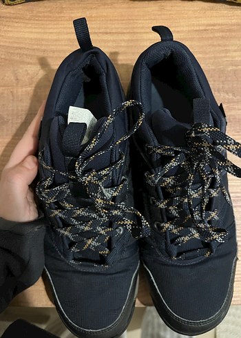 Erkek Lacivert Spor Ayakkabı Bağcıkları - Görsel 2