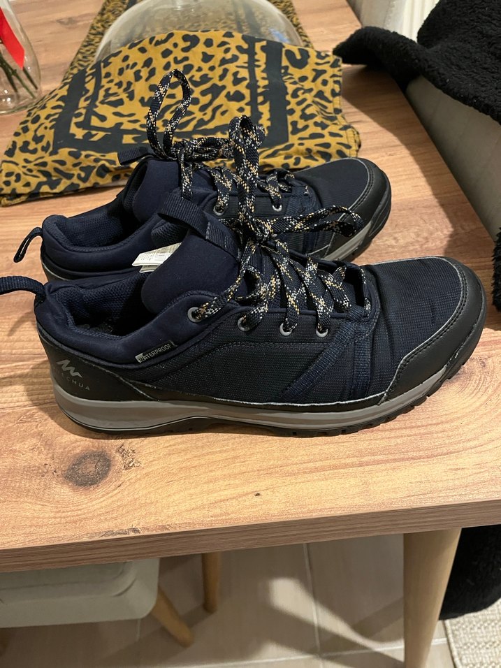 Erkek Lacivert Spor Ayakkabı Bağcıkları - Görsel 5