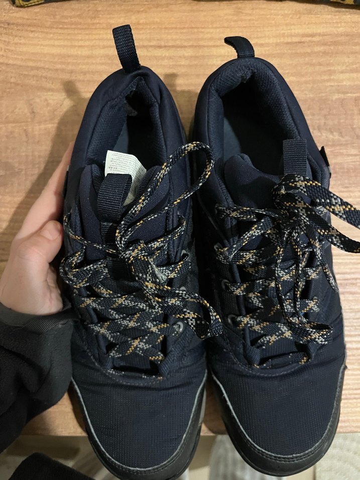 Erkek Lacivert Spor Ayakkabı Bağcıkları - Görsel 2